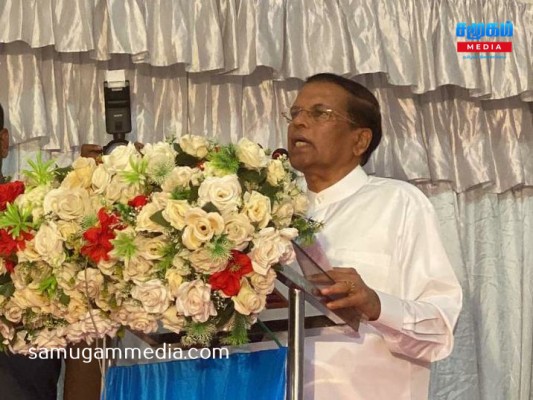 பட்டினியால் வாடும் மக்களை வாழ வைப்பதற்கு கைகளிலே பணமுள்ள முதலாளிகள் சிந்திக்க வேண்டும்- மைத்திரிபால  சிறிசேனா தெரிவிப்பு!  samugammedia 